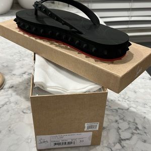 Christian Louboutin Stacked Flip Flop